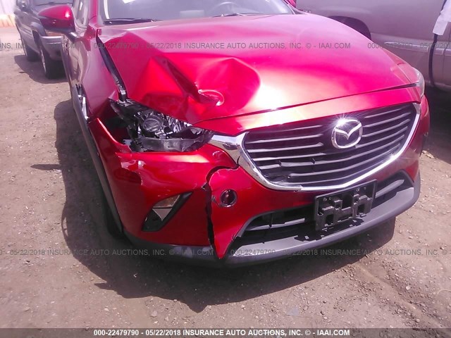 JM1DKBC75G0118877 - 2016 MAZDA CX-3 TOURING RED photo 6