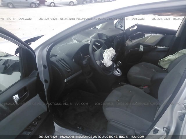 3N1AB6AP9BL639404 - 2011 NISSAN SENTRA 2.0/2.0S/SR/2.0SL SILVER photo 5