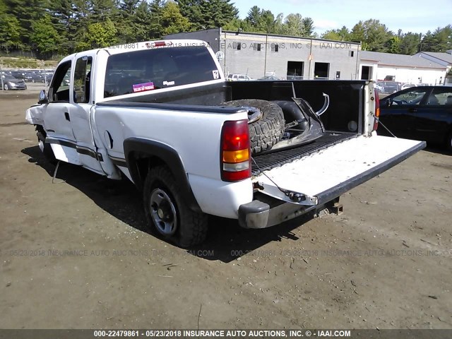 1GCHK29U41E268892 - 2001 CHEVROLET SILVERADO K2500 HEAVY DUTY WHITE photo 3