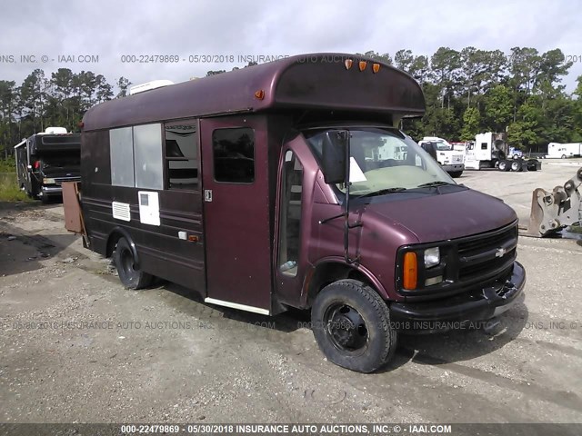 1GBHG31R1W1002991 - 1998 CHEVROLET EXPRESS G3500  BROWN photo 1