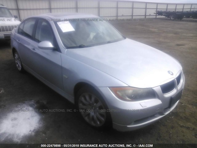 WBAVC73577KP33462 - 2007 BMW 328 XI SULEV SILVER photo 1