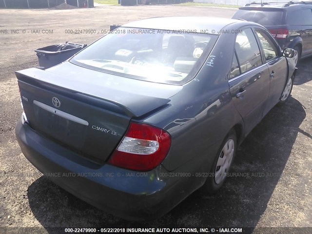 4T1BE32KX2U568323 - 2002 TOYOTA CAMRY LE/XLE/SE 灰色 照片 4