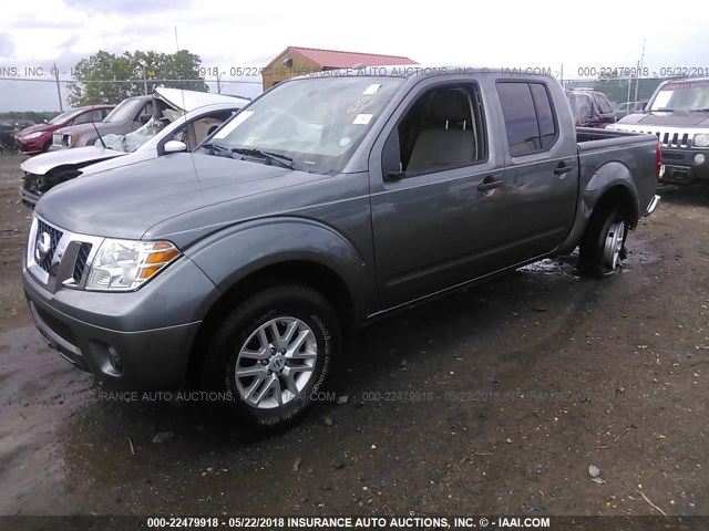 1N6AD0ER7GN700446 - 2016 NISSAN FRONTIER S/SV/SL/PRO-4X GRAY photo 2