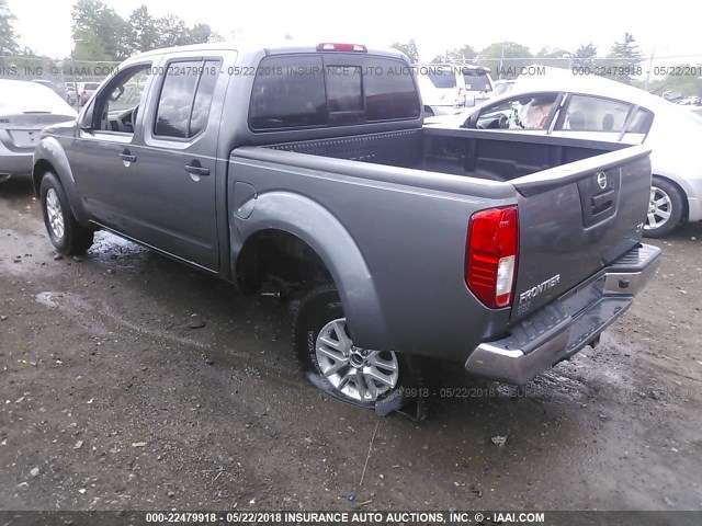 1N6AD0ER7GN700446 - 2016 NISSAN FRONTIER S/SV/SL/PRO-4X GRAY photo 3