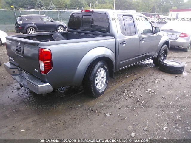 1N6AD0ER7GN700446 - 2016 NISSAN FRONTIER S/SV/SL/PRO-4X GRAY photo 4