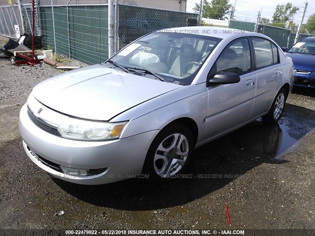 1G8AL54F24Z152705 - 2004 SATURN ION LEVEL 3 SILVER photo 2