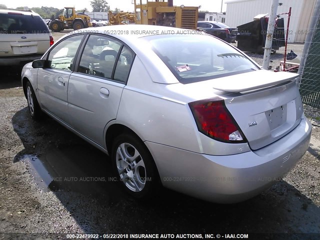 1G8AL54F24Z152705 - 2004 SATURN ION LEVEL 3 SILVER photo 3