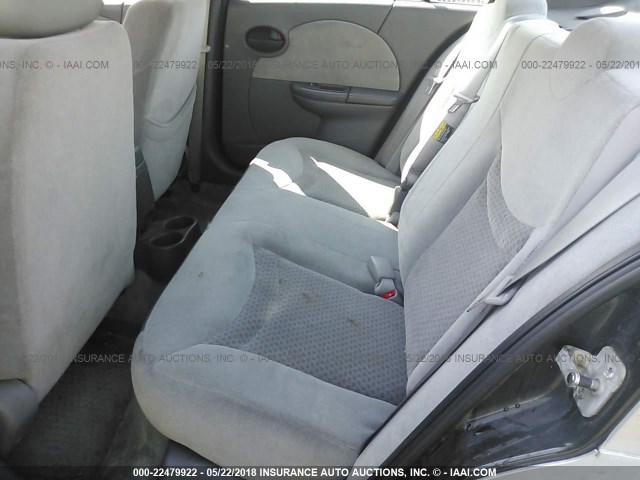 1G8AL54F24Z152705 - 2004 SATURN ION LEVEL 3 SILVER photo 8