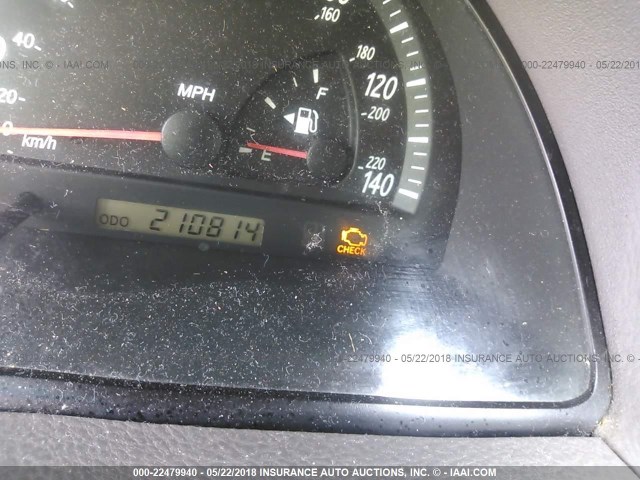 JTDBE32K930150929 - 2003 TOYOTA CAMRY LE/XLE BLUE photo 7