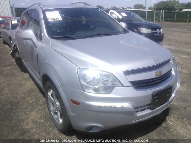 3GNAL3EK7ES562718 - 2014 CHEVROLET CAPTIVA LT SILVER photo 1