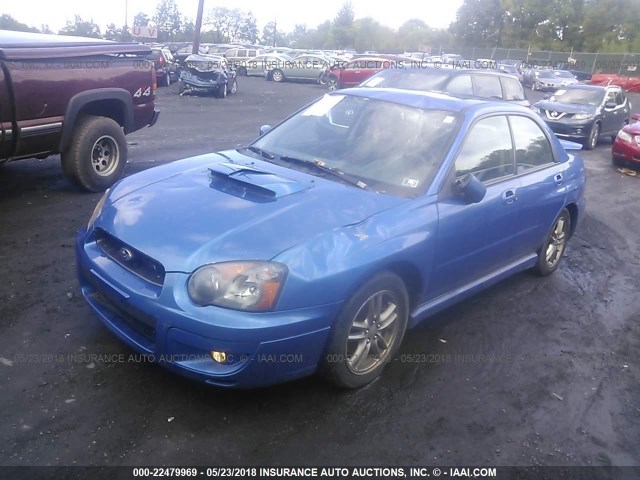 JF1GD29665G518740 - 2005 SUBARU IMPREZA WRX/VDT Dark Blue photo 2