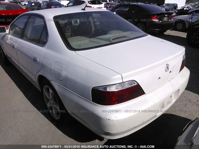 19UUA56913A051296 - 2003 ACURA 3.2TL TYPE-S WHITE photo 3