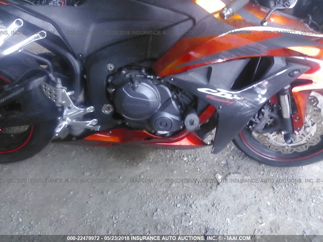 JH2PC40067M002326 - 2007 HONDA CBR600 RR ORANGE photo 8