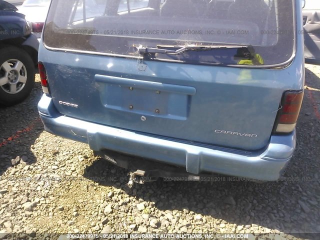 2B4GH2536SR259264 - 1995 DODGE CARAVAN BLUE photo 6