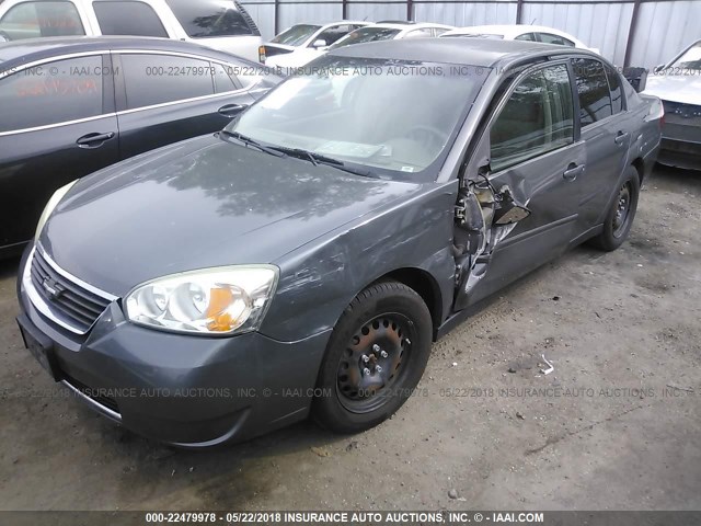 1G1ZS58N58F128167 - 2008 CHEVROLET MALIBU LS GRAY photo 2