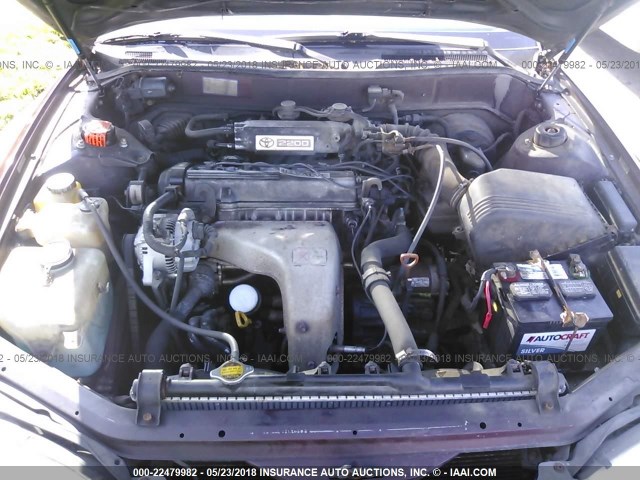 4T1SK11E9NU019502 - 1992 TOYOTA CAMRY DLX PURPLE photo 10