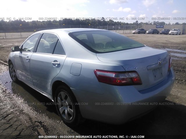 4T1BE46K47U510621 - 2007 TOYOTA CAMRY NEW GENERAT CE/LE/XLE/SE Light Blue photo 3