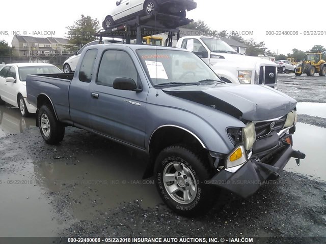 4TAWN72N6WZ058997 - 1998 TOYOTA TACOMA XTRACAB GRAY photo 1