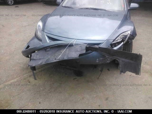 1YVHZ8BH1C5M30504 - 2012 MAZDA 6 I Light Blue photo 6