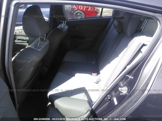 JHMZE2H73CS005769 - 2012 HONDA INSIGHT EX GRAY photo 8