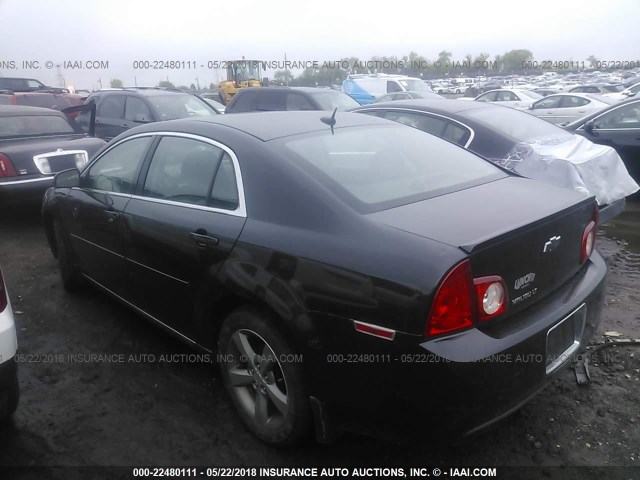1G1ZC5E11BF168851 - 2011 CHEVROLET MALIBU 1LT 黑色 照片 3