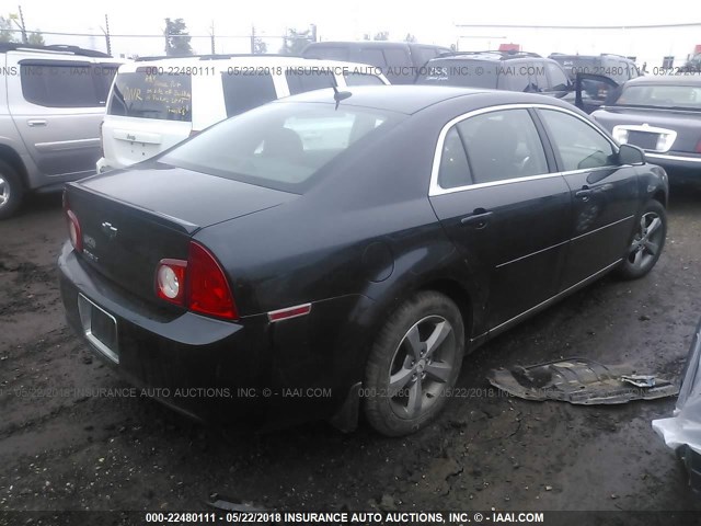 1G1ZC5E11BF168851 - 2011 CHEVROLET MALIBU 1LT 黑色 照片 4