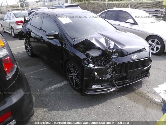 1FADP3L91HL258472 - 2017 FORD FOCUS ST BLACK photo 1