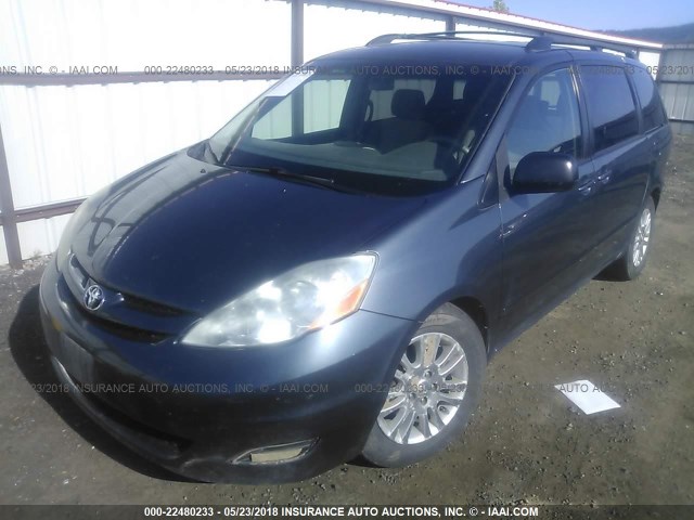 5TDZK23C18S182058 - 2008 TOYOTA SIENNA CE/LE GRAY photo 2