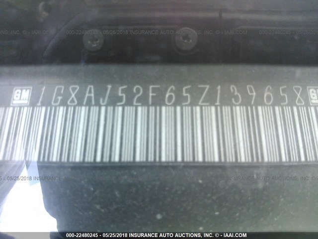 1G8AJ52F65Z139658 - 2005 SATURN ION LEVEL 2 银色 照片 9