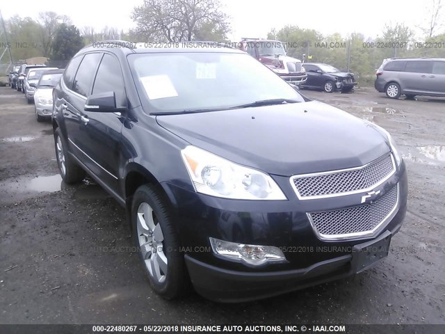 1GNKRLED6BJ187969 - 2011 CHEVROLET TRAVERSE LTZ BLACK photo 1