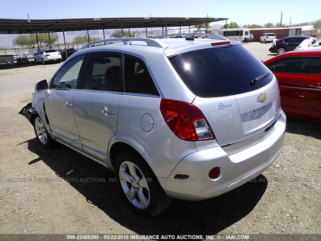 3GNAL3EK1FS503116 - 2015 CHEVROLET CAPTIVA LT SILVER photo 3