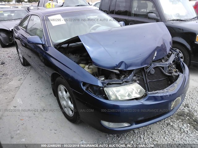 2T1CF28P32C601162 - 2002 TOYOTA CAMRY SOLARA SE/SLE ლურჯი ფოტო 1