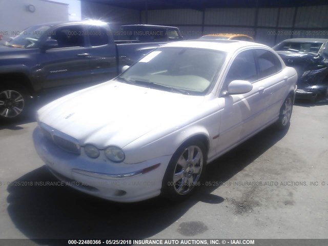 SAJEA51CX4WD66550 - 2004 JAGUAR X-TYPE 3.0 WHITE photo 2