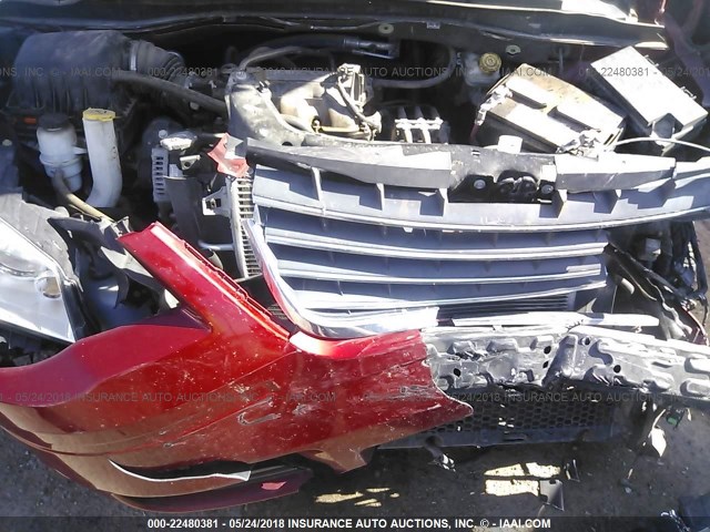 2A4RR4DE5AR142873 - 2010 CHRYSLER TOWN & COUNTRY LX RED photo 10