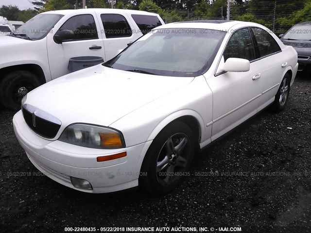1LNHM87A72Y634961 - 2002 LINCOLN LS WHITE photo 2