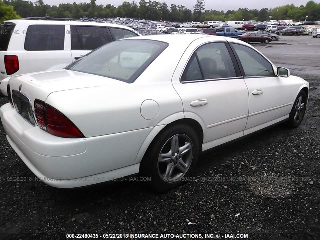 1LNHM87A72Y634961 - 2002 LINCOLN LS WHITE photo 4