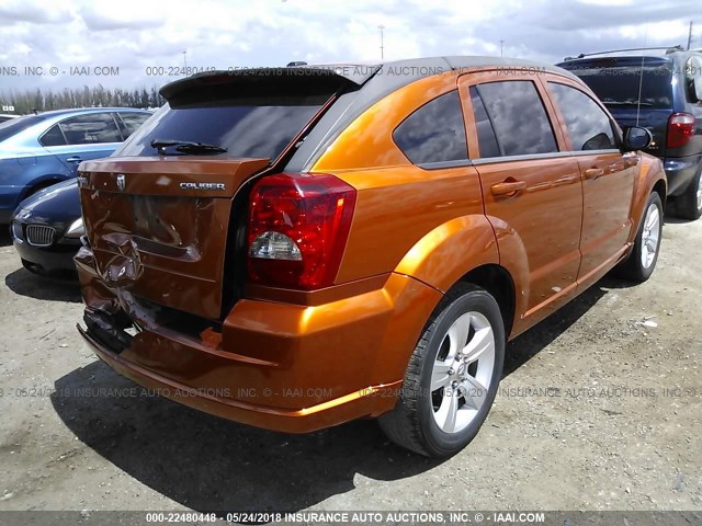 1B3CB3HA6BD297987 - 2011 DODGE CALIBER MAINSTREET ORANGE photo 4