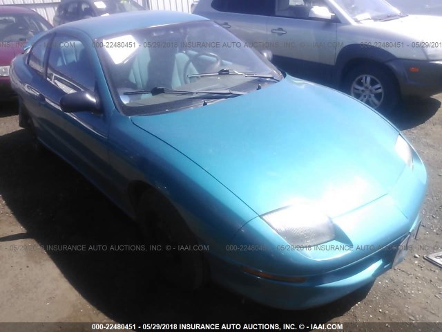 1G2JB1241T7562784 - 1996 PONTIAC SUNFIRE SE Light Blue photo 1