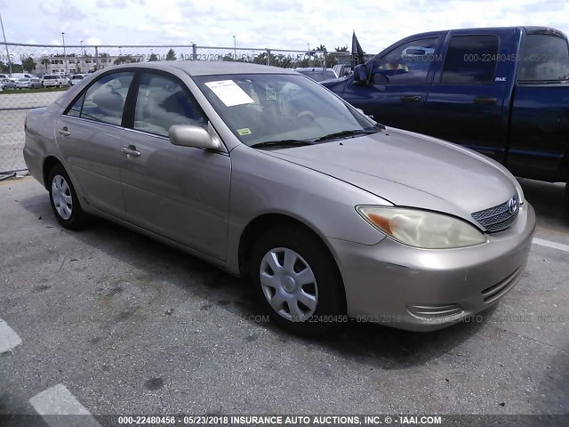 4T1BE32K84U799420 - 2004 TOYOTA CAMRY LE/XLE/SE 金色 照片 1