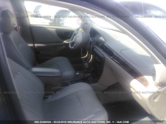 1G1NE52JX16227889 - 2001 CHEVROLET MALIBU LS შავი ფოტო 5