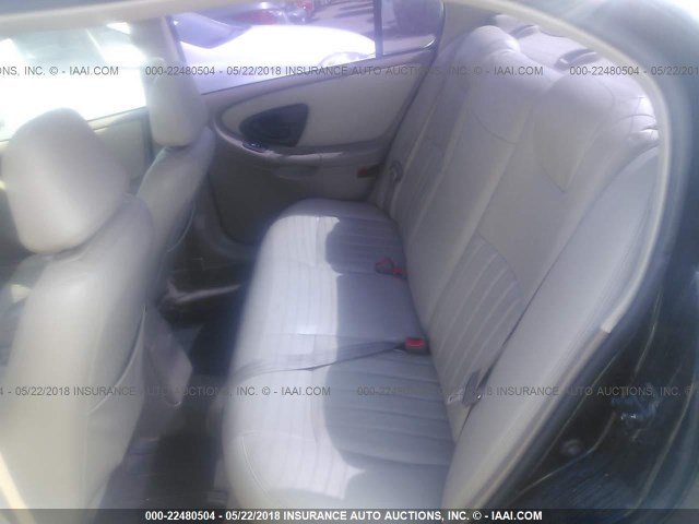 1G1NE52JX16227889 - 2001 CHEVROLET MALIBU LS შავი ფოტო 8