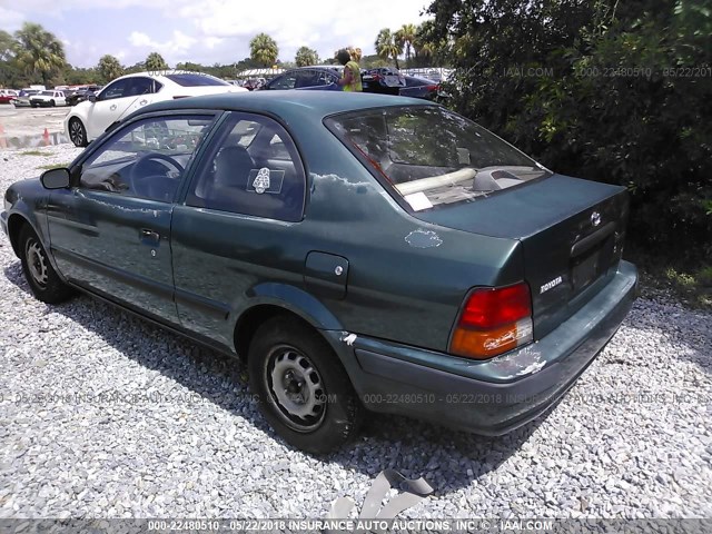 JT2AC52L1T0136151 - 1996 TOYOTA TERCEL STD/DX GREEN photo 3