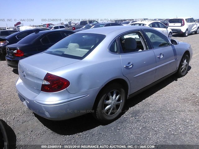 2G4WC532951342338 - 2005 BUICK LACROSSE CX BLUE photo 4