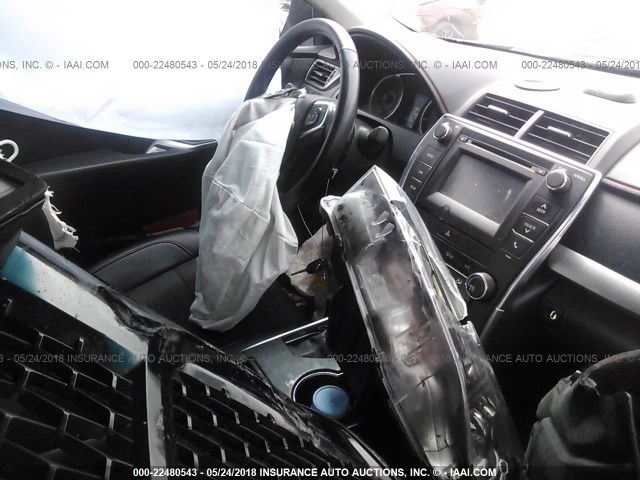4T1BF1FK2FU039904 - 2015 TOYOTA CAMRY LE/XLE/SE/XSE BLACK photo 5