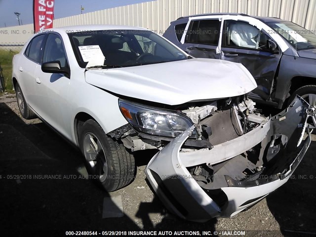 1G11B5SA0DF141163 - 2013 CHEVROLET MALIBU LS WHITE photo 1