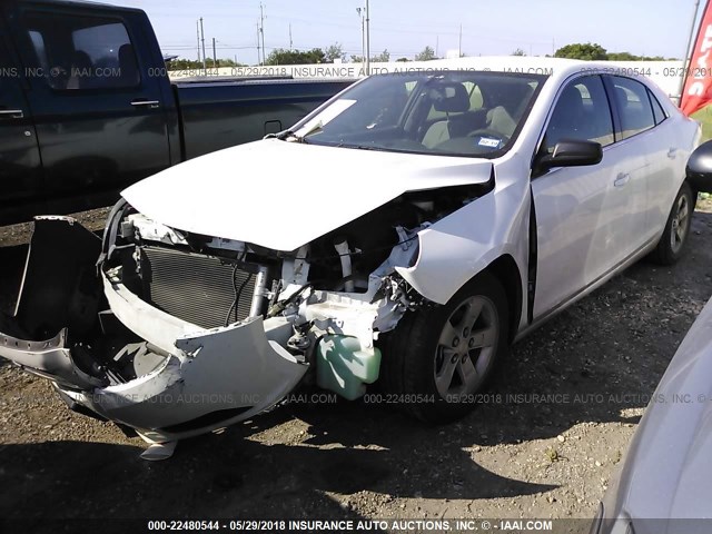 1G11B5SA0DF141163 - 2013 CHEVROLET MALIBU LS WHITE photo 2