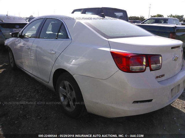 1G11B5SA0DF141163 - 2013 CHEVROLET MALIBU LS WHITE photo 3