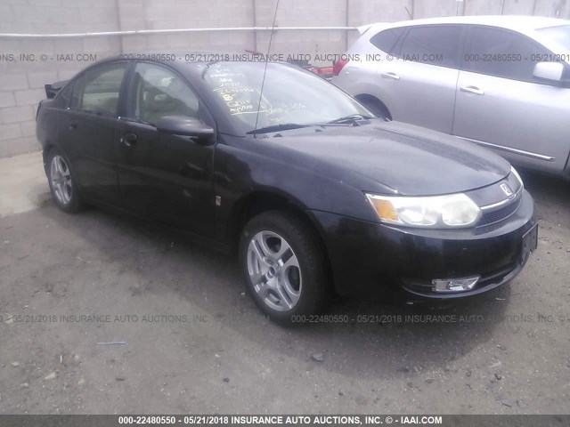 1G8AL54F44Z104204 - 2004 SATURN ION LEVEL 3 BLACK photo 1
