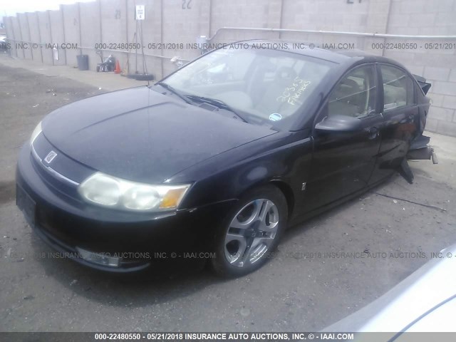 1G8AL54F44Z104204 - 2004 SATURN ION LEVEL 3 BLACK photo 2