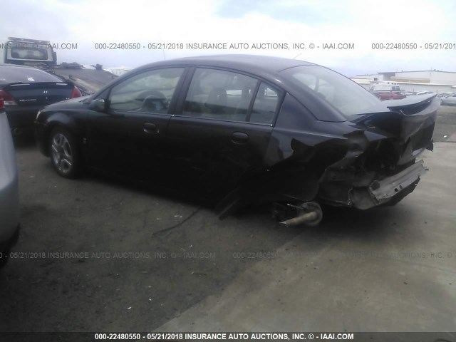 1G8AL54F44Z104204 - 2004 SATURN ION LEVEL 3 BLACK photo 3